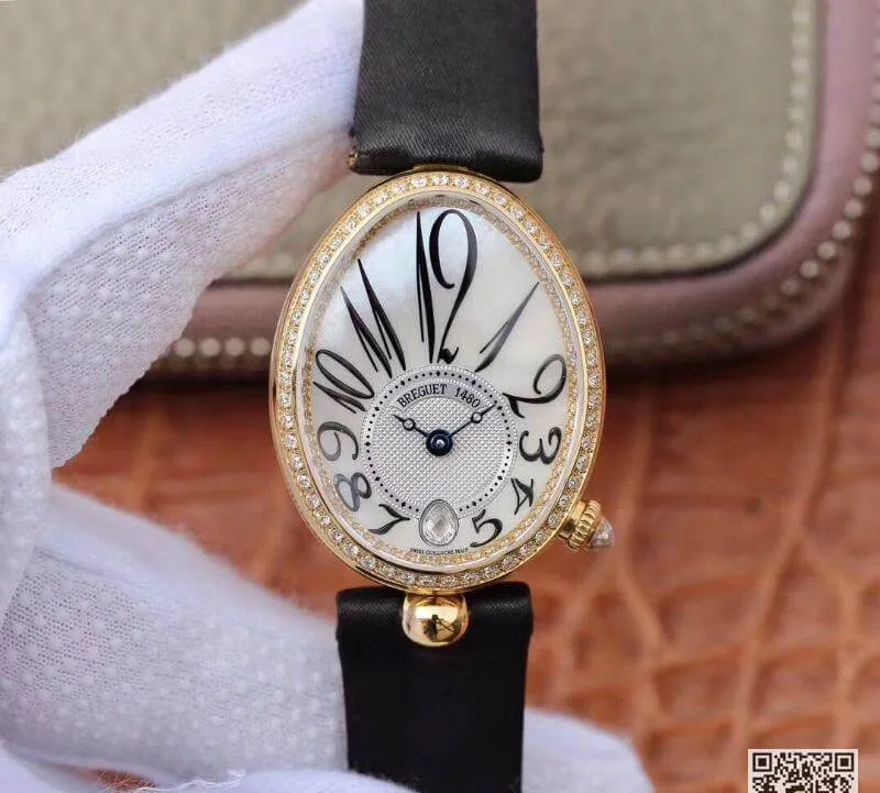 Breguet Reine de Naples 8918BA 58 864.D00D Ladies 18K Yellow Gold ZF Factory 1:1 Best Edition Replica Watch Swiss ETA6T51
